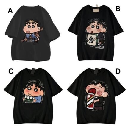 Sinchan T-Shirt Series (Black Series)