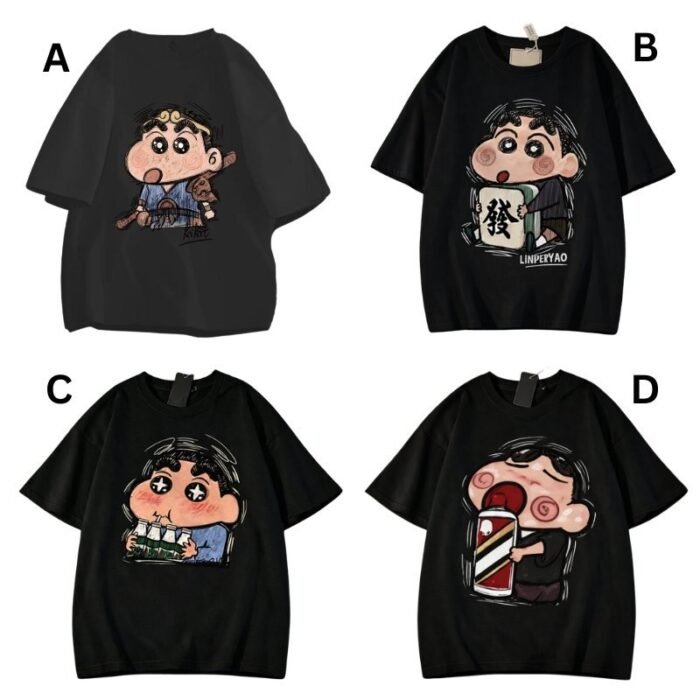 Sinchan T-Shirt Series (Black Series) - Image 2