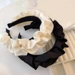 Wide Brimmed Pleated Headband