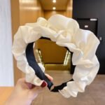 Wide Brimmed Pleated Headband - Image 2