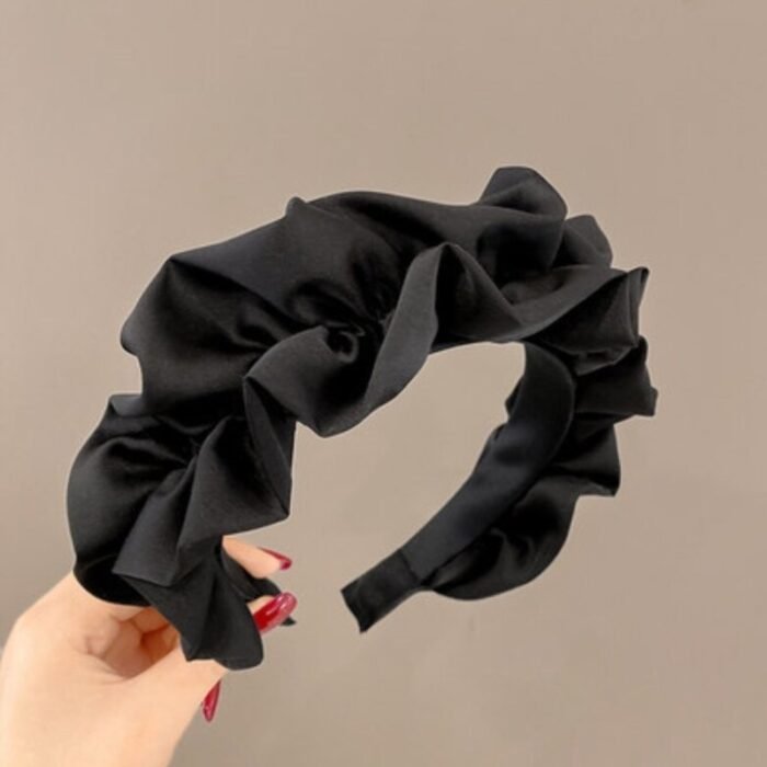 Wide Brimmed Pleated Headband - Image 3