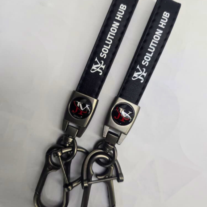 JY Solution Hub Keychain Strap (Metal Hook) – Black - Image 3