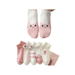 Cute Pastel Ankle Socks (5 Pairs / Set) - Image 3