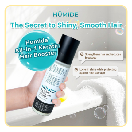 HUMIDE All-in-One Keratin Hair Booster Hair Perfume Spray | 3-in-1 Repair, Moisture & Shine (100 ml)