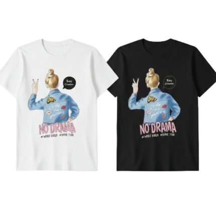 No Drama Printed T-shirt
