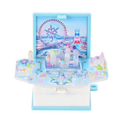 3D Foldable Book - Blue Ice Castle