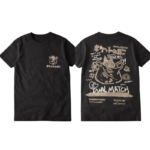 Dual Match Cat Graphic T-Shirt – Japanese Street Style Unisex Cotton Tee