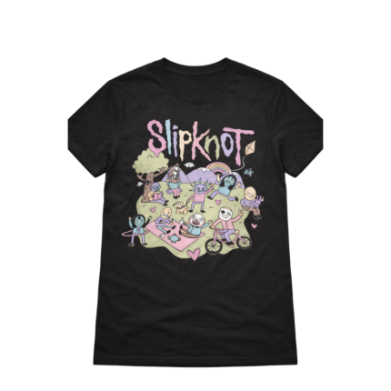 Slipknot Cartoon Graphic T-Shirt