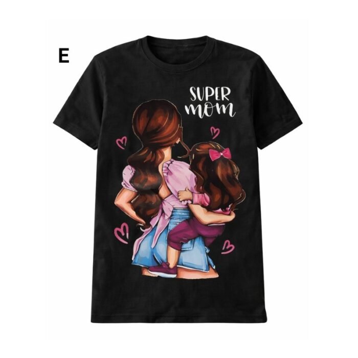 Super Mom Printed T-shirt - Image 6