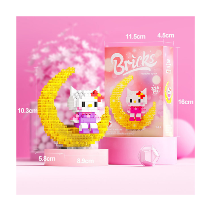 Bricks Moon Series – Cute Character Micro Block Building Set - Image 6