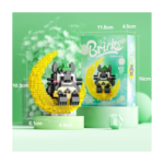 Bricks Moon Series – Cute Character Micro Block Building Set - Image 9