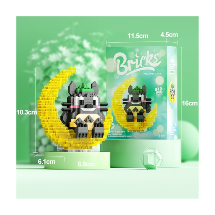 Bricks Moon Series – Cute Character Micro Block Building Set - Image 9