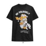 Black Garfield & Typography T-Shirt Collection - Image 2