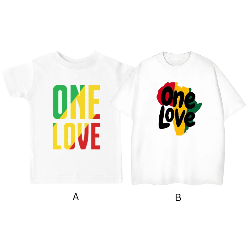 492.png ONE LOVE T-SHIRT - Image 1
