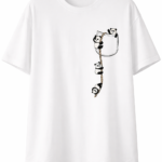 Cute Panda Pocket Graphic T-Shirt (Unisex)