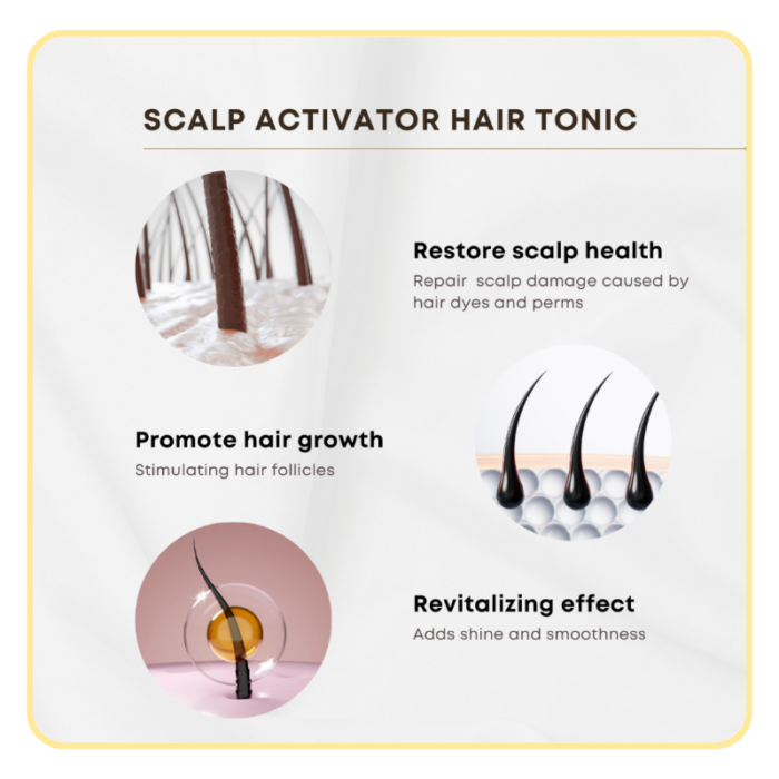 HUMIDE Hair Scalp Activator Spray | Hair Tonic for Scalp Repair & Growth (120 ml) - Image 5
