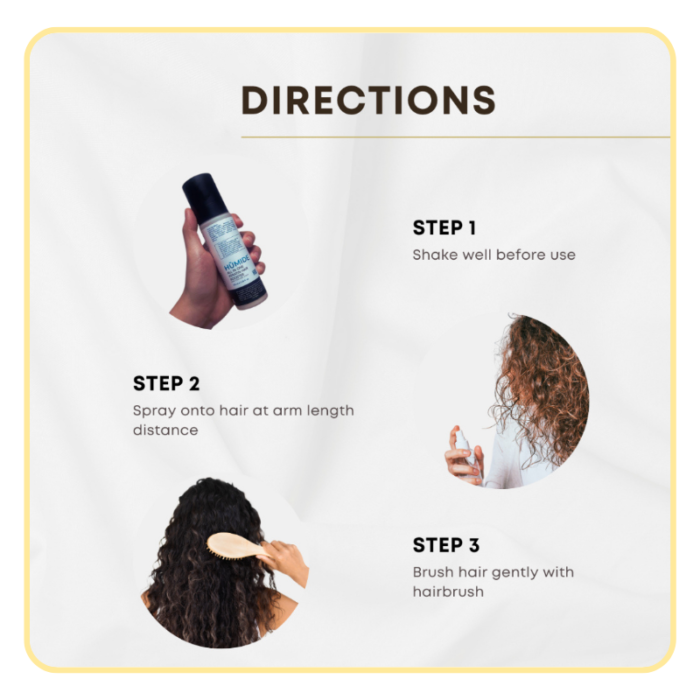 HUMIDE All-in-One Keratin Hair Booster Hair Perfume Spray | 3-in-1 Repair, Moisture & Shine (100 ml) - Image 5