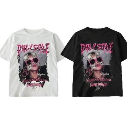 Camiseta feminina Kawaii Y2K T-shirt