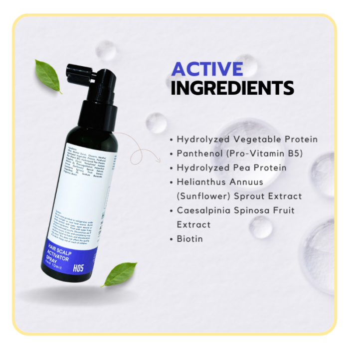HUMIDE Hair Scalp Activator Spray | Hair Tonic for Scalp Repair & Growth (120 ml) - Image 3