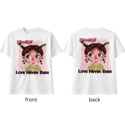 Kawaii Oversize Printed T-shirt
