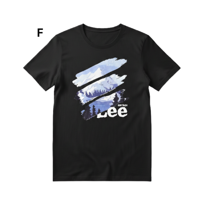 Graphic Pulse Printed T-shirt - Image 7