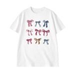 Multiple Bow Printed T-Shirt - Image 3