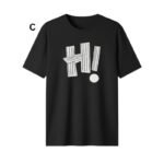 Trendy streetwear HI T-shirt - Image 4