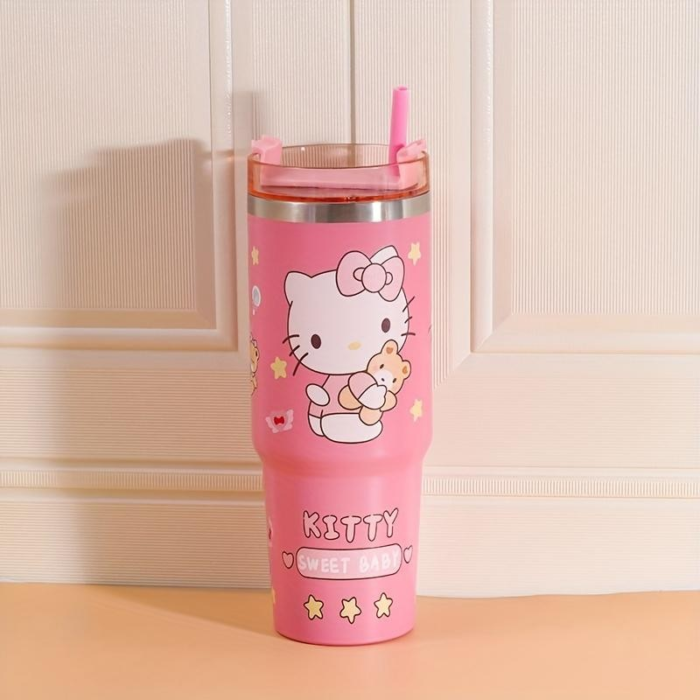 Cartoon Thermos Cup 900ml - Image 3