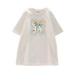 Flower Bow Printed T-shirt - Image 3