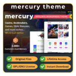 Mercury – Affiliate & Review WordPress Theme (GPL | Latest Version 3.9.11.1)