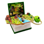 3D Foldable Book - Green Dinosaur Book