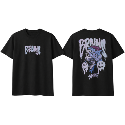 BRAINS Street Art Graphic T-Shirt