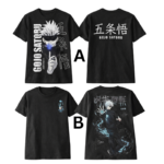 Gojo Satoru Anime T-Shirt – Jujutsu Kaisen Oversized Cotton Tee