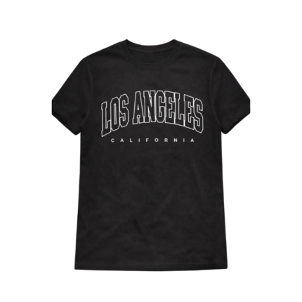 Los Angeles California Graphic T-Shirt – Casual Streetwear Unisex Cotton Tee (Black)