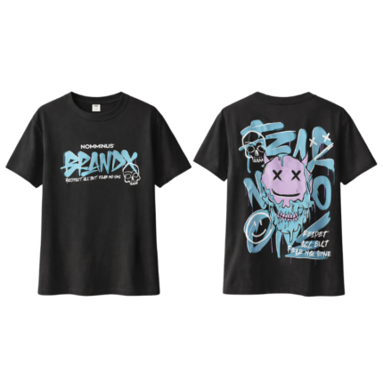 Nomminus BrandX graphic T-shirt (front & back design)