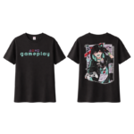 Gameplay Anime Graphic T-shirt (front & back design)