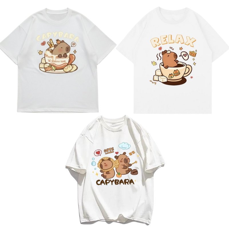 1-1.jpg Capybara Series T-Shirt - Image 1