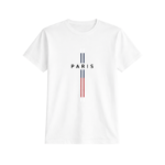 PARIS Minimalist Stripe T-Shirt | Unisex Casual Cotton Tee