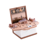 3D Foldable Book - Brown Coffee