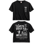 Anime Pirate Graphic T-Shirt – Adventure Style (Front & Back Print)