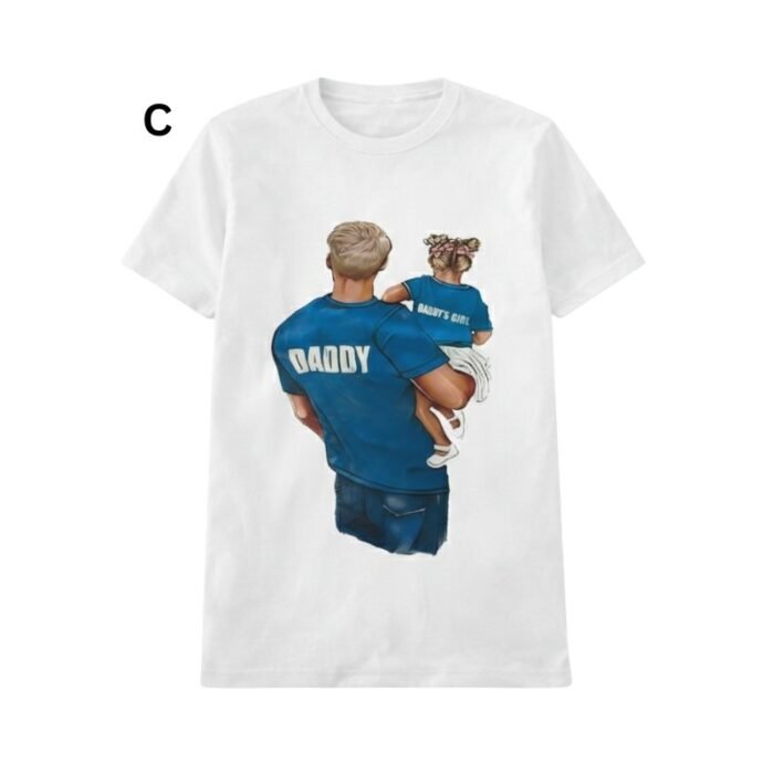 Best Daddy Printed T-shirt - Image 4