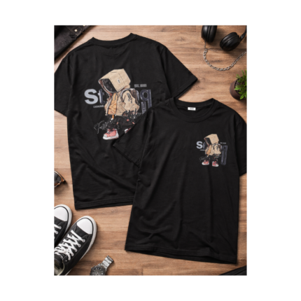 Unisex Streetwear Graphic T-Shirt “Strong Series” – Front & Back Print